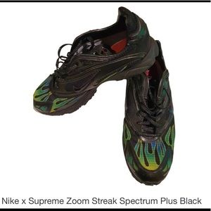 Nike SupremeX Black 2018 Zoom Streak Shoes